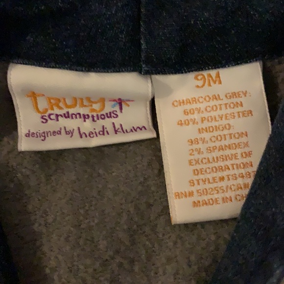 Truly scrumptious designed by Heidi Klum size 9 mo - Picture 4 of 4